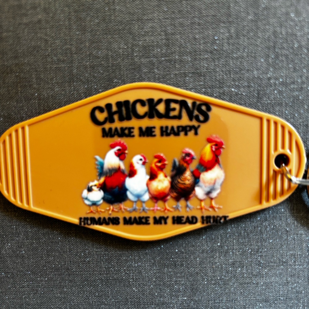 Colorful Chicken-Themed Keychains - Picture 3 of 9